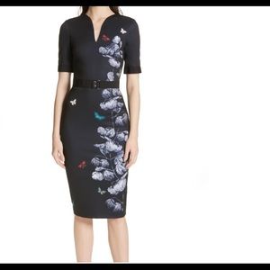 NWT- Ted Baker London Narrnia Bodycon Dress